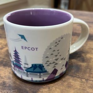Starbucks You Are Here Epcot Mug Disney Collection